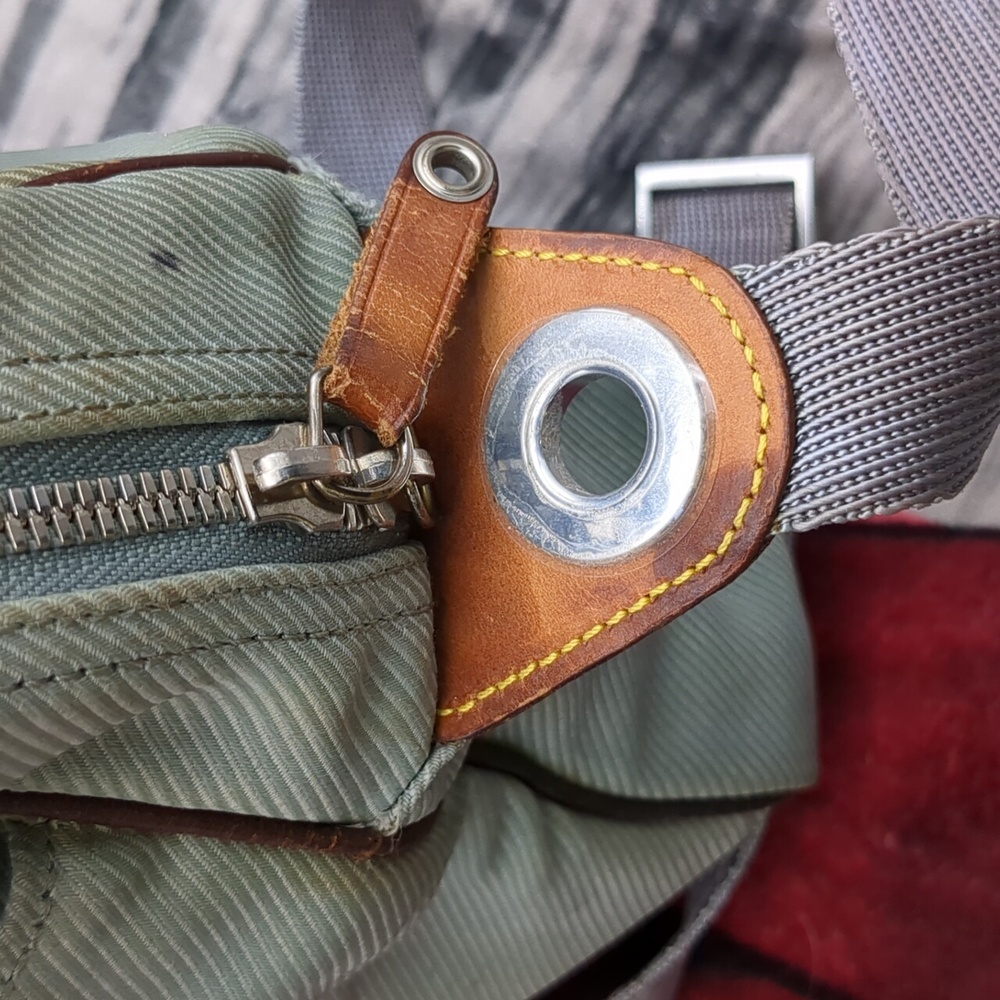 Louis VuittonLimited Edition Light Blue Nylon Tasman Reporter Bag - Picture 5 of 16